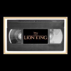 RARE-T Limited Edition Frames Lion King Photo & VHS Limited Signature Edition Studio Licensed Custom Frame