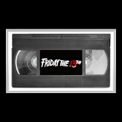 RARE-T Friday The 13th Photo & VHS Limited Signature Edition Studio Licensed Custom Frame NEW