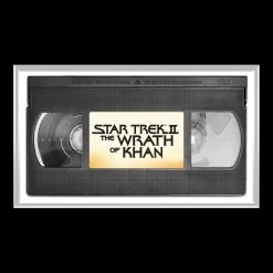 RARE-T Limited Edition Frames Star Trek II: The Wrath Of Khan Photo & VHS Limited Signature Edition Studio Licensed Custom Frame