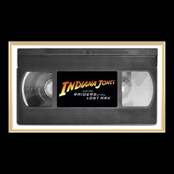 RARE-T Limited Edition Frames Indiana Jones And The Raiders Of The Lost Ark Photo & VHS Limited Signature Edition Studio Licensed Custom Frame