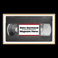 RARE-T Dirty Harry Photo & VHS Limited Signature Edition Studio Licensed Custom Frame