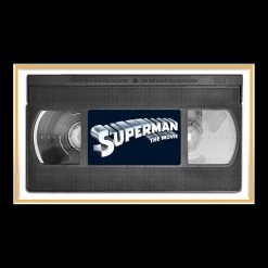 RARE-T Superman (1978) Photo & VHS Limited Signature Edition Studio Licensed Custom Frame