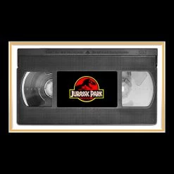 RARE-T Jurassic Park Photo & VHS Limited Signature Edition Studio Licensed Custom Frame Limited Edition Frames