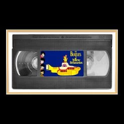 RARE-T The Beatles Yellow Submarine Photo & VHS Limited Signature Edition Studio Licensed Custom Frame