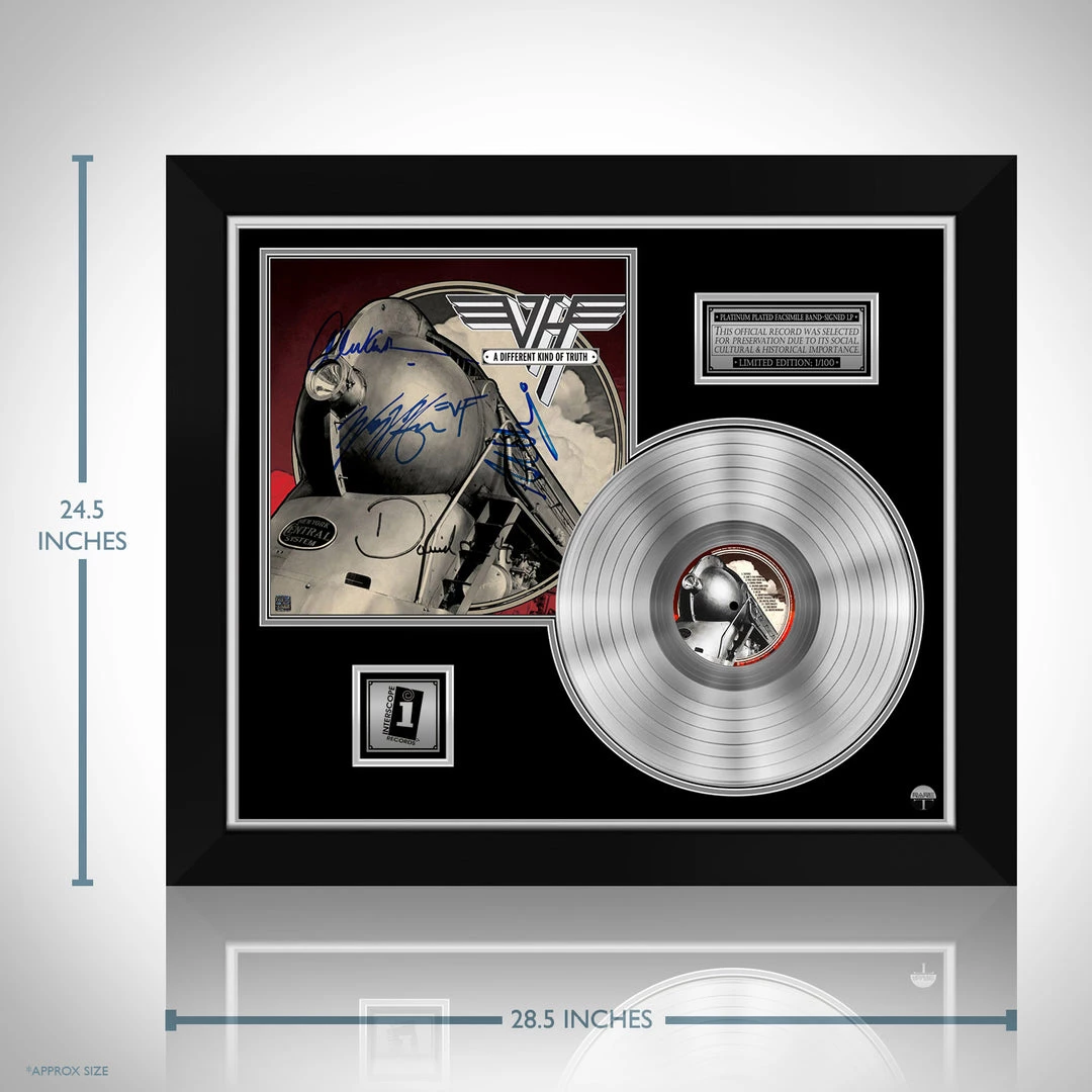 RARE-T Limited Edition Frames Van Halen - A Different Kind Of Truth Platinum LP Limited Signature Edition Studio Licensed Custom Frame 3 RARE-T Limited Edition Frames Van Halen - A Different Kind Of Truth Platinum LP Limited Signature Edition Studio Licensed Custom Frame