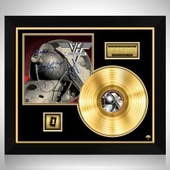 RARE-T Van Halen - A Different Kind Of Truth Gold LP Limited Signature Edition Studio Licensed Custom Frame