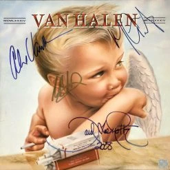 RARE-T Limited Edition Frames Van Halen 1984 Gold LP Limited Signature Edition Studio Licensed Custom Frame