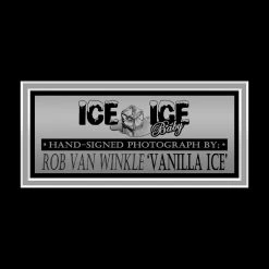 PPC Signed Memorabilia Vanilla Ice Psa/Dna Certified Hand-Signed Photo By Vanilla Ice Custom Frame