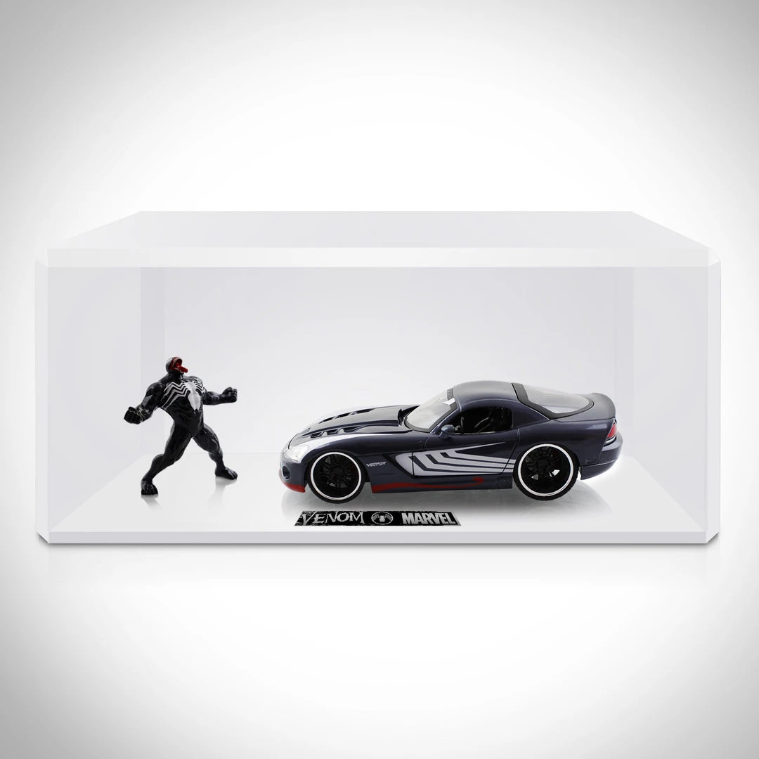 Toy Wonders Spider-Man Marvel - Venom Dodge Viper Car & Figure Diecast Metal Premium Display 1 Toy Wonders Spider-Man Marvel - Venom Dodge Viper Car & Figure Diecast Metal Premium Display