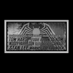 RARE-T Venom Limited Signature Edition Studio Licensed Movie Mini Poster Custom Frame