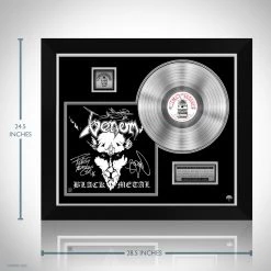 RARE-T Venom - Black Metal Platinum LP Limited Signature Edition Studio Licensed Custom Frame 14 RARE-T Venom - Black Metal Platinum LP Limited Signature Edition Studio Licensed Custom Frame
