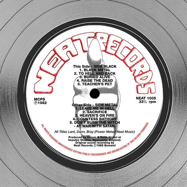 RARE-T Venom - Black Metal Platinum LP Limited Signature Edition Studio Licensed Custom Frame 8 RARE-T Venom - Black Metal Platinum LP Limited Signature Edition Studio Licensed Custom Frame