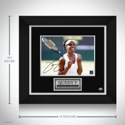 RARE-T Venus Williams Limited Signature Edition Studio Licensed Photo Custom Frame
