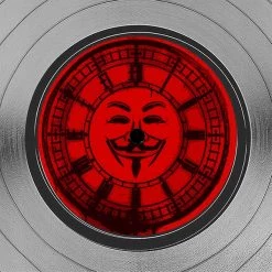 RARE-T V For Vendetta - Original Television Soundtrack Platinum LP Limited Signature Edition Studio Licensed Custom Frame Limited Edition Frames