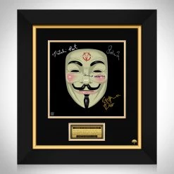 RARE-T Limited Edition Frames V For Vendetta - Original Television Soundtrack LP Cover Limited Signature Edition Studio Licensed Custom Frame