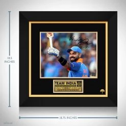 RARE-T Cricket India National Team - Virat Kohli Photo Limited Signature Edition Studio Licensed Custom Frame