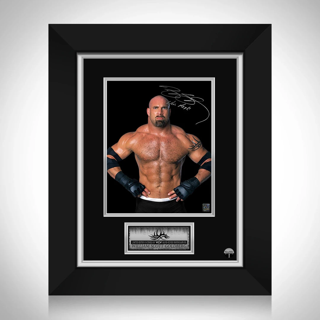 RARE-T WCW Goldberg Limited Signature Edition Studio Licensed Photo Custom Frame 1 RARE-T WCW Goldberg Limited Signature Edition Studio Licensed Photo Custom Frame