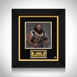 RARE-T Limited Edition Frames WWE - Mark Henry Photo Limited Signature Edition Studio Licensed Custom Frame