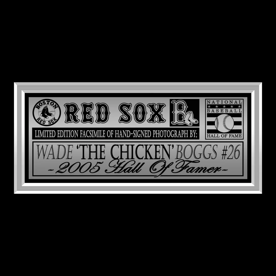 RARE-T Boston Red Sox Wade Boggs Photo Limited Signature Edition Studio Licensed Custom Frame Sports Memorabilia 5 RARE-T Boston Red Sox Wade Boggs Photo Limited Signature Edition Studio Licensed Custom Frame Sports Memorabilia