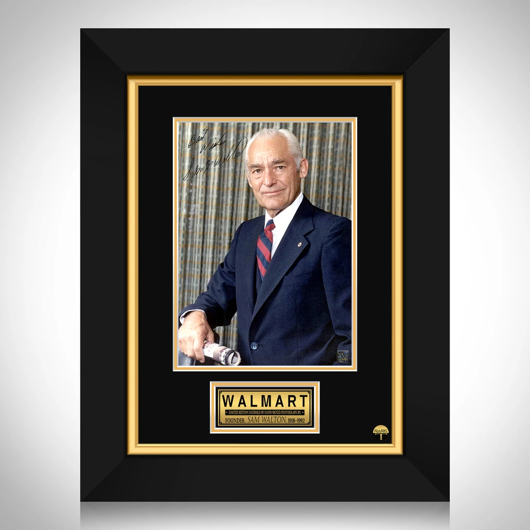 RARE-T Limited Edition Frames WalMart - Sam Walton Limited Signature Edition Studio Licensed Photo Custom Frame 1 RARE-T Limited Edition Frames WalMart - Sam Walton Limited Signature Edition Studio Licensed Photo Custom Frame