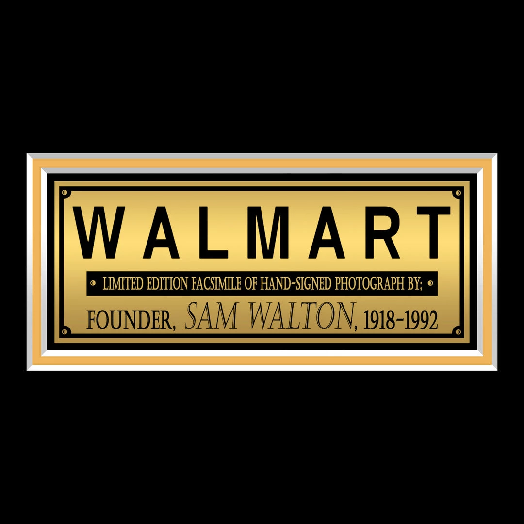 RARE-T Limited Edition Frames WalMart - Sam Walton Limited Signature Edition Studio Licensed Photo Custom Frame 5 RARE-T Limited Edition Frames WalMart - Sam Walton Limited Signature Edition Studio Licensed Photo Custom Frame