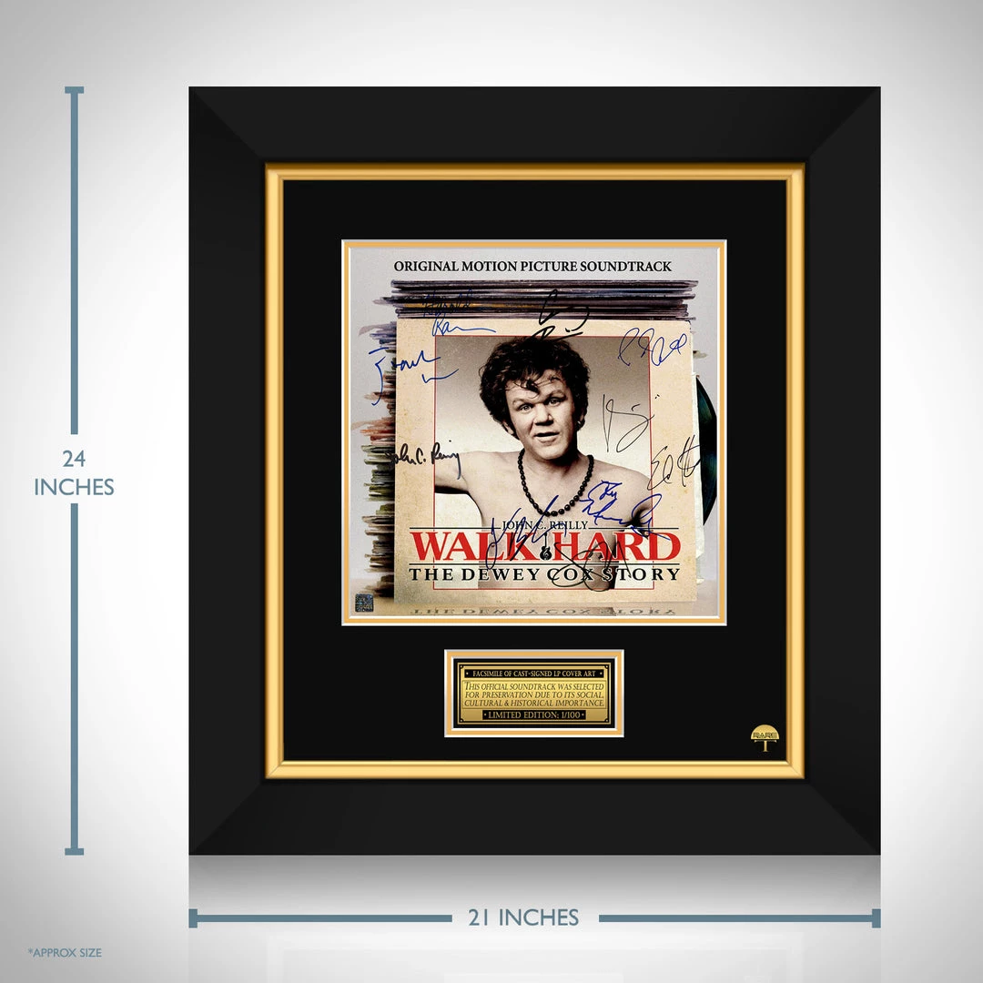 RARE-T Walk Hard: The Dewey Cox Story - Original Motion Picture Soundtrack LP Cover Limited Signature Edition Studio Licensed Custom Frame Limited Edition Frames 3 RARE-T Walk Hard: The Dewey Cox Story - Original Motion Picture Soundtrack LP Cover Limited Signature Edition Studio Licensed Custom Frame Limited Edition Frames