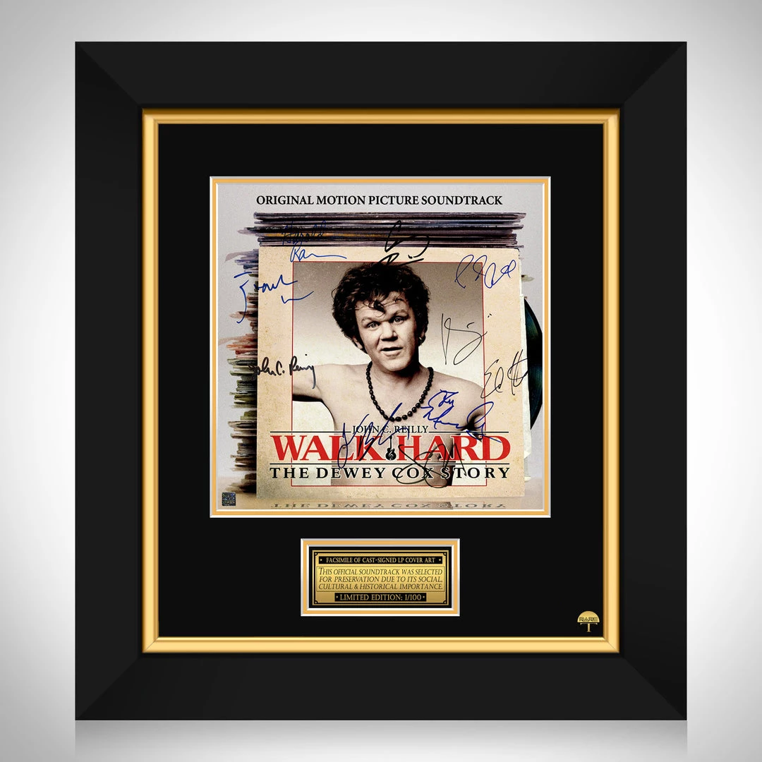 RARE-T Walk Hard: The Dewey Cox Story - Original Motion Picture Soundtrack LP Cover Limited Signature Edition Studio Licensed Custom Frame Limited Edition Frames 1 RARE-T Walk Hard: The Dewey Cox Story - Original Motion Picture Soundtrack LP Cover Limited Signature Edition Studio Licensed Custom Frame Limited Edition Frames