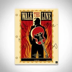 RARE-T Limited Edition Frames Walk The Line Script Limited Signature Edition Studio Licensed Custom Frame