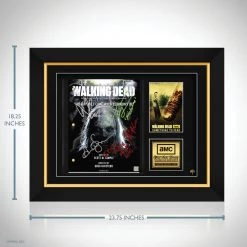 RARE-T The Walking Dead Script Limited Signature Edition Studio Licensed Custom Frame