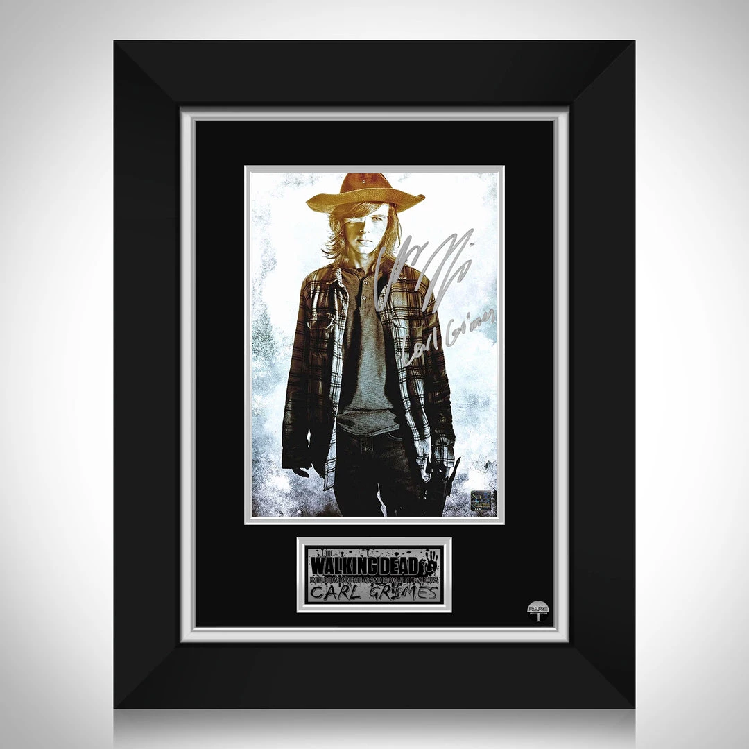 RARE-T The Walking Dead Carl Grimes Photo Limited Signature Edition Licensed Custom Frame 1 RARE-T The Walking Dead Carl Grimes Photo Limited Signature Edition Licensed Custom Frame