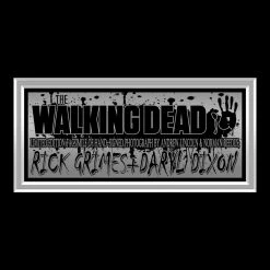 RARE-T Limited Edition Frames The Walking Dead Rick & Daryl Photo Limited Signature Edition Studio Licensed Custom Frame