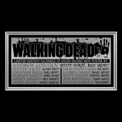 RARE-T The Walking Dead Mini Poster Limited Signature Edition Studio Licensed Custom Frame
