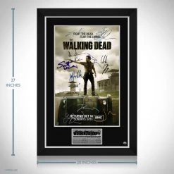 RARE-T The Walking Dead Season 3 Mini Poster Limited Signature Edition Studio Licensed Custom Frame