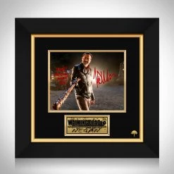RARE-T The Walking Dead Negan Photo Limited Signature Edition Studio Licensed Custom Frame