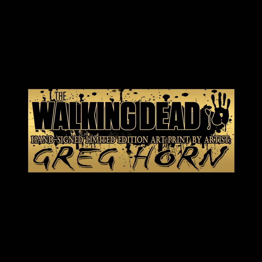 VAULT COLLECTIBLES Signed Memorabilia The Walking Dead- Hand-Signed Original Artwork By Artist Greg Horn Custom Frame 3 VAULT COLLECTIBLES Signed Memorabilia The Walking Dead- Hand-Signed Original Artwork By Artist Greg Horn Custom Frame