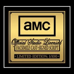 RARE-T Limited Edition Frames Breaking Bad Script Limited Signature Edition Studio Licensed Custom Frame