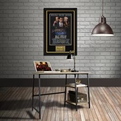 RARE-T Wall Street Mini Poster Limited Signature Edition Studio Licensed Custom Frame