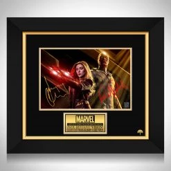 RARE-T WandaVision Vision & Scarlet Witch Photo Limited Signature Edition Studio Licensed Custom Frame