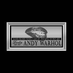 PPC Andy Warhol- 'Marilyn Monroe' Jsa Certified Hand-Signed Index Card By Andy Warhol Custom Frame 17 PPC Andy Warhol- 'Marilyn Monroe' Jsa Certified Hand-Signed Index Card By Andy Warhol Custom Frame