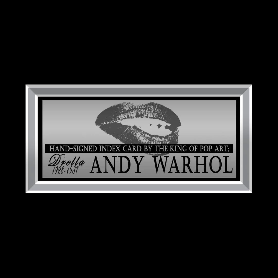 PPC Andy Warhol- 'Marilyn Monroe' Jsa Certified Hand-Signed Index Card By Andy Warhol Custom Frame 6 PPC Andy Warhol- 'Marilyn Monroe' Jsa Certified Hand-Signed Index Card By Andy Warhol Custom Frame