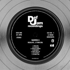 RARE-T Warren G. - Regulate...G Funk Era Platinum LP Limited Signature Edition Studio Licensed Custom Frame