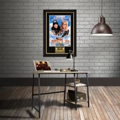 RARE-T Wayne's World Mini Poster Limited Signature Edition Studio Licensed Custom Frame
