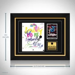 RARE-T Wedding Singer Script Limited Signature Edition Studio Licensed Custom Frame Limited Edition Frames