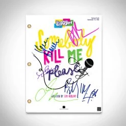 RARE-T Wedding Singer Script Limited Signature Edition Studio Licensed Custom Frame Limited Edition Frames