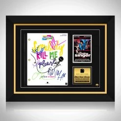 RARE-T Wedding Singer Script Limited Signature Edition Studio Licensed Custom Frame Limited Edition Frames