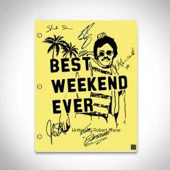 RARE-T Weekend At Bernie's Transcript Limited Signature Edition Studio Licensed Custom Frame Limited Edition Frames