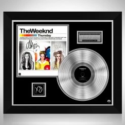 RARE-T The Weeknd - Thursday Platinum LP Limited Signature Edition Studio Licensed Custom Frame Limited Edition Frames