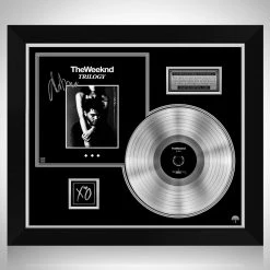 RARE-T The Weeknd Trilogy Platinum LP Limited Signature Edition Studio Licensed Custom Frame Limited Edition Frames