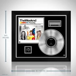 RARE-T The Weeknd - Thursday Platinum LP Limited Signature Edition Studio Licensed Custom Frame Limited Edition Frames