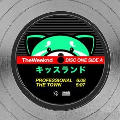RARE-T Limited Edition Frames The Weeknd - Kiss Land Platinum LP Limited Signature Edition Studio Licensed Custom Frame